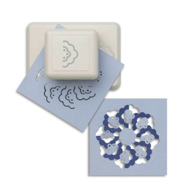 Furador - Cut And Fold Punch Nuvens Escalopadas - Martha Stewart