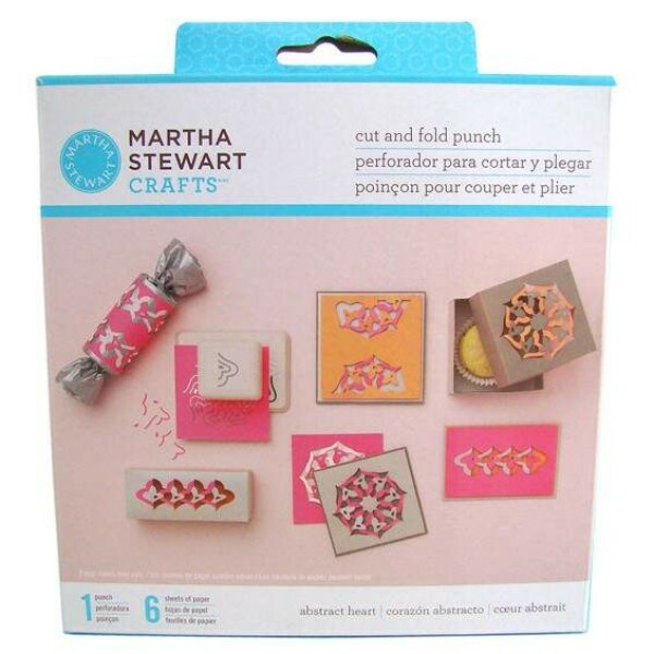 Furador - Cut And Fold Punch Cora��o Abstrato - Martha Stewart