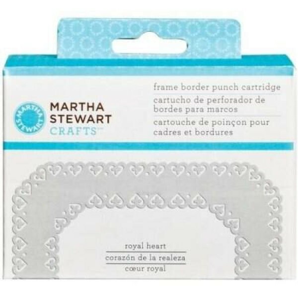 Furador - Frame Border Punch Cartridge - Royal Heart- Martha Stewart