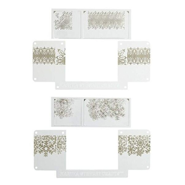 Kit 6 Carimbos - Stamp Aroud The Page - Ornate Borders - Martha Stewart