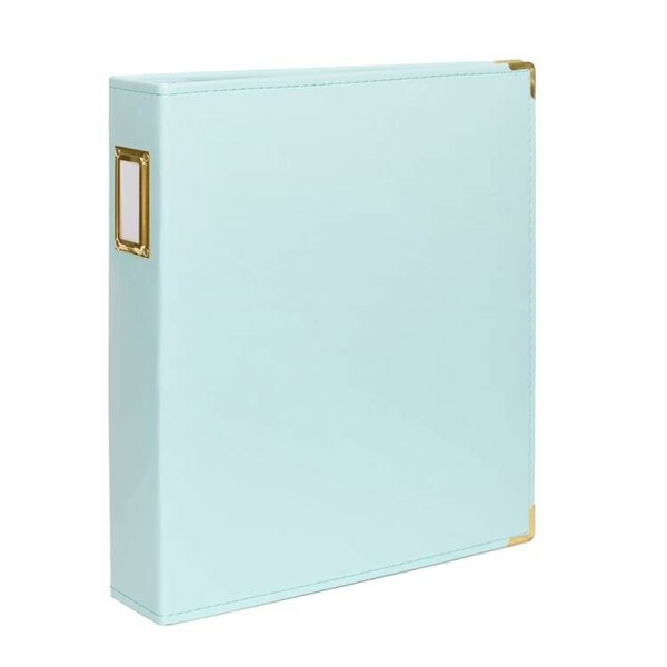 �lbum 09x12 Seven Paper -Aqua Turquoise - American Crafts
