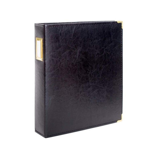 �lbum 09x12 Seven Paper - Black - American Crafts