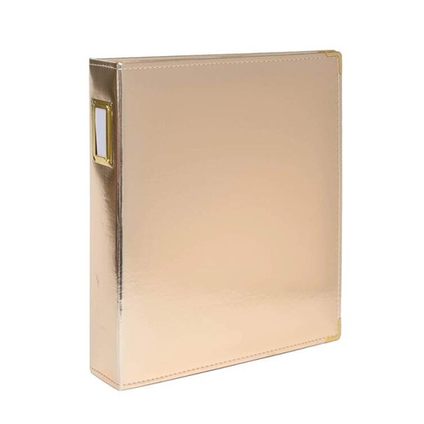 �lbum 09x12 Seven Paper - Gold - American Crafts