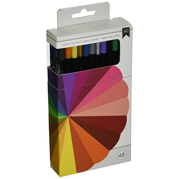 Kit com 48 L�pis de Cor - Colored Pencils - Creative Zen - Henna