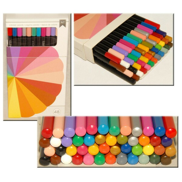 Kit com 48 L�pis de Cor - Colored Pencils - Creative Zen - Henna