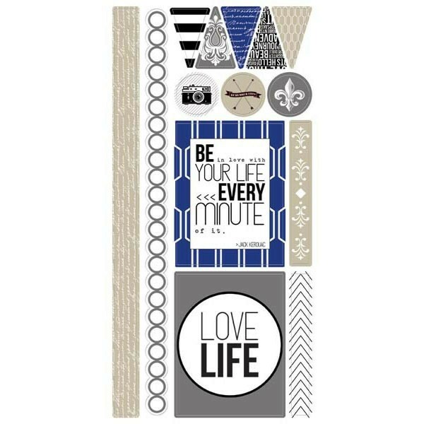Acess�rios Urban Market Chipboard Elements - Teresa Collins