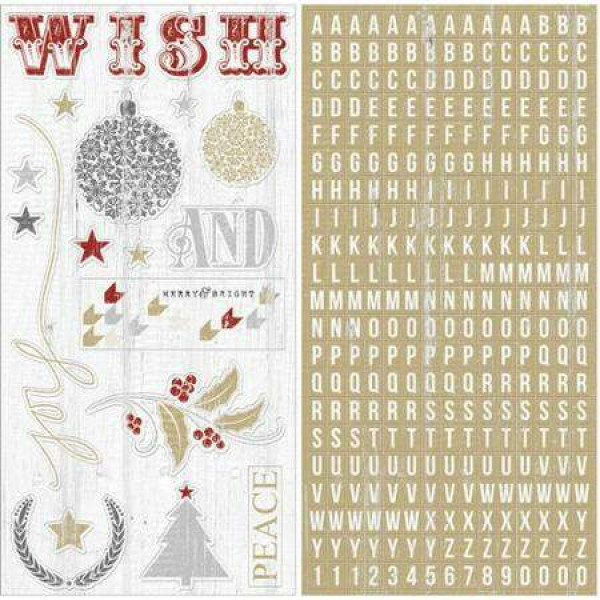 Acess�rios Tinsel & Company - Chipboard Elements - Teresa Collins