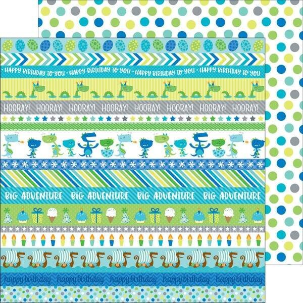 Kit Paper Pack - Dragon Tails - 30,5 x 30,5 c/ 12 Folhas - Doodlebug Design inc