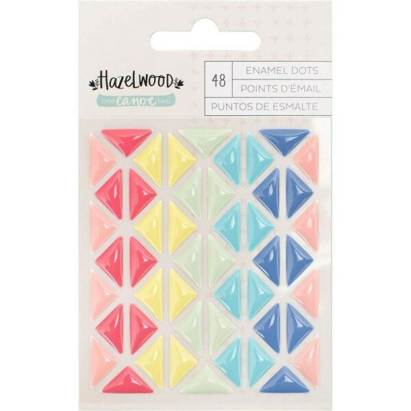 Adesivos - Ponto de Esmalte - Hazelwood - American Crafts