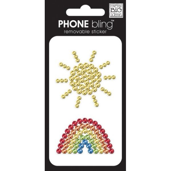 Adesivo p/ Celular (remov�vel) - Phone Bling - Sun and Rainbow