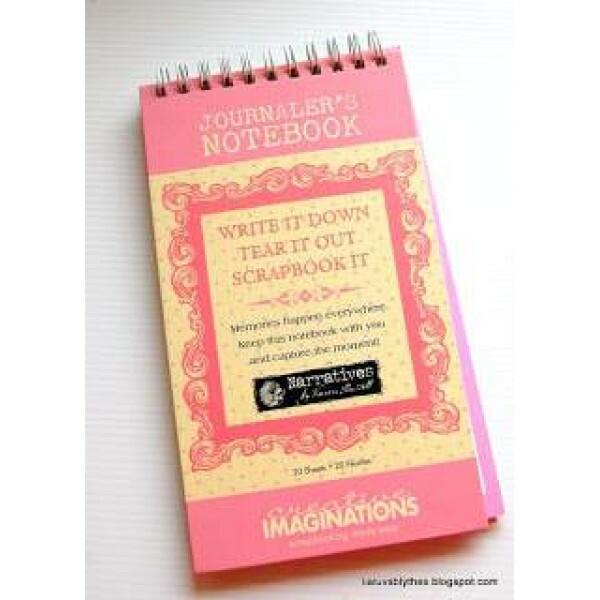 Bloco com folhas Texturizadas - Journalers Notebook - Pink