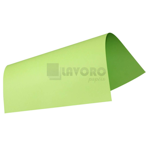 Papel Fluorescente Verde 180gr A4 - 27 Folhas