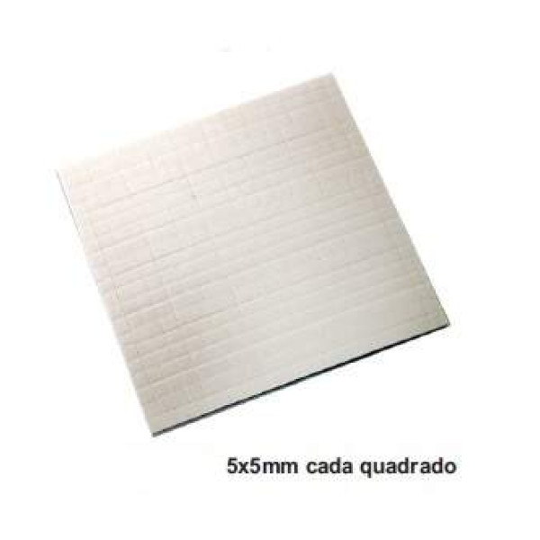 Fita Adesiva Espuma Dupla Face - Pr� Cortada Quadrada