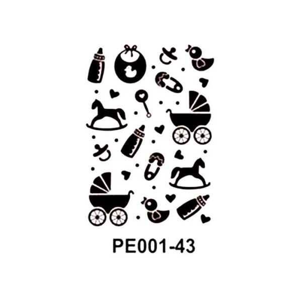 Placa de Emboss - Art e Montagem - Baby - 15cm x 10,6cm