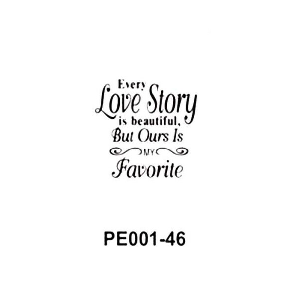 Placa de Emboss - Art e Montagem - Love Story - 15cm x 10,6cm