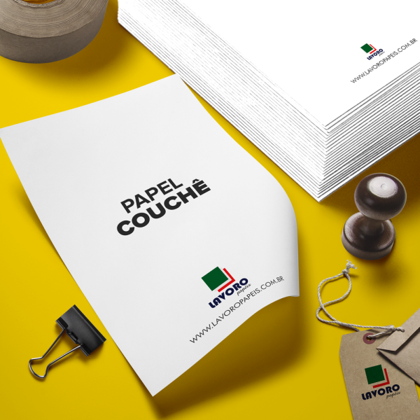 Papel Couch� Brilho 150g A4 - 125 Folhas