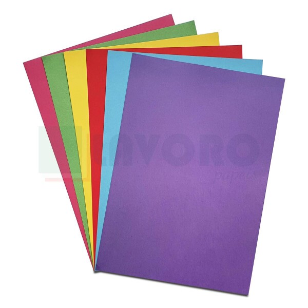 Papel Color Plus 180g A4 - Kit Cores Vivas - 54 Folhas