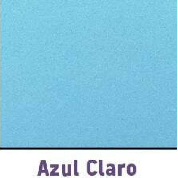 Placa de EVA Liso 40 x 60 cm - Azul Claro