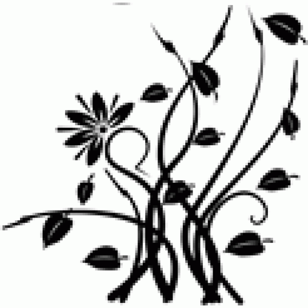 Carimbo Floral 07
