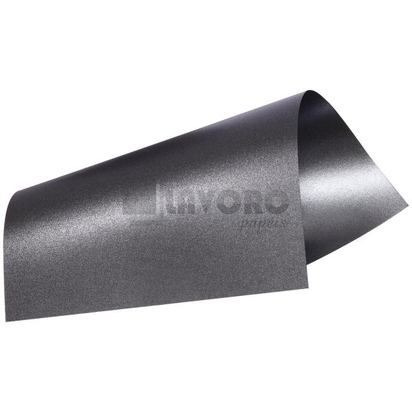 Papel Perolizado Relux - P�rola Negra 180g 30,5x30,5 - 18 Folhas