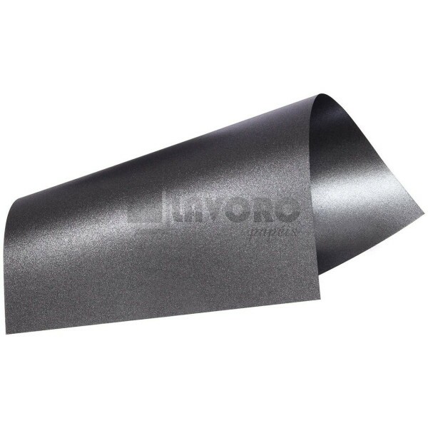 Papel Perolizado Relux - P�rola Negra 180g A4 - 27 Folhas