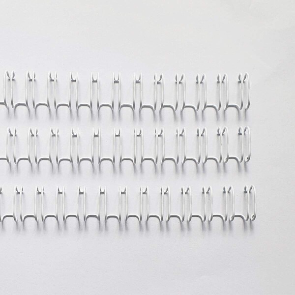 Espiral Wire-o Anel Duplo Branco 9/16 com 10 unidades - Passo 3 x 1