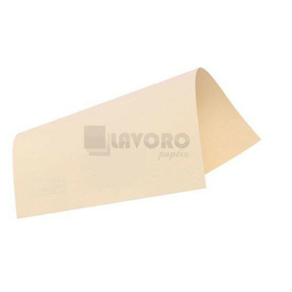 Papel Color Plus Telado - Creme (Marfim) - 180g A4 - 27 Folhas
