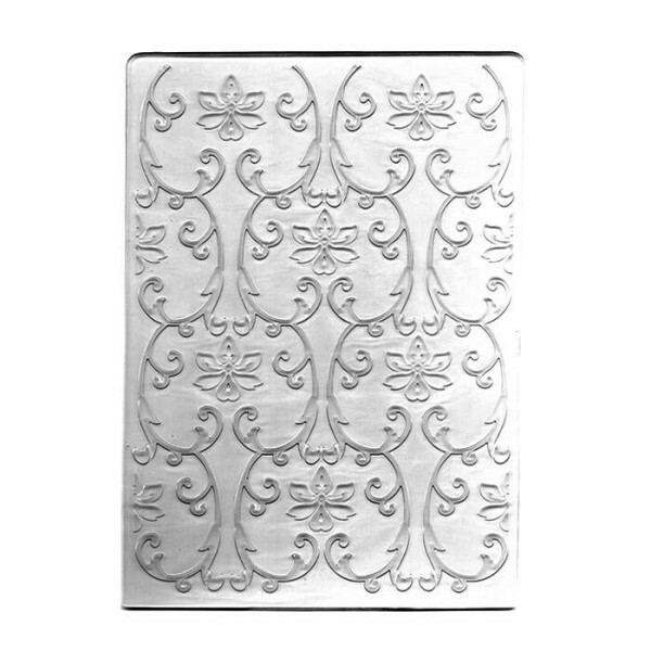 Placa de Emboss - Art e Montagem - Arabesco 02 - 15cm x 10,6cm