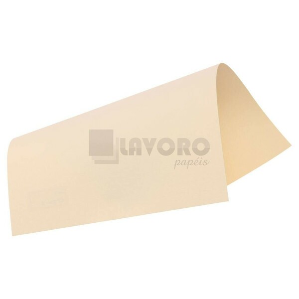 Papel Color Plus Telado 180g 30,5x30,5 - Creme (Marfim) - 30 Folhas