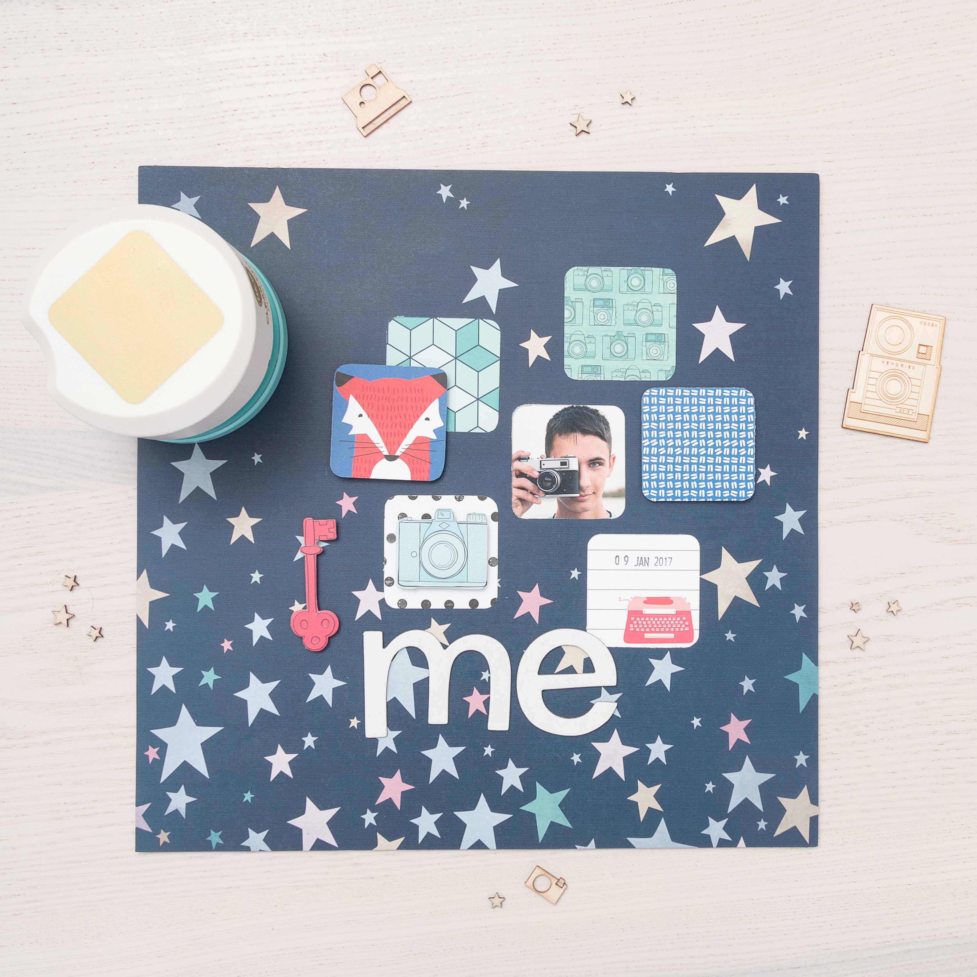 Clear-Cut Punch Square - Furador Magntico - We R