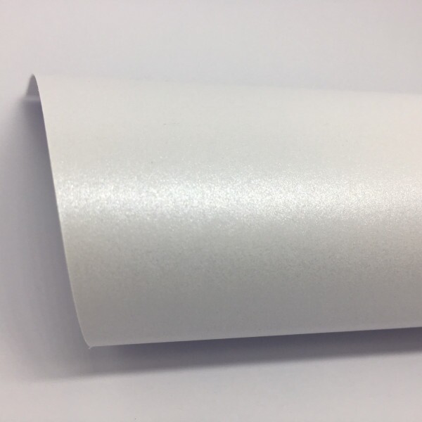 Papel Met�lico Pearl White 250gr 30,5x30,5 - 6 Folhas