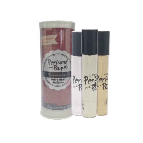 Kit Perfume para Papel Lembran�as - 3 Aromas de 15 ml cada
