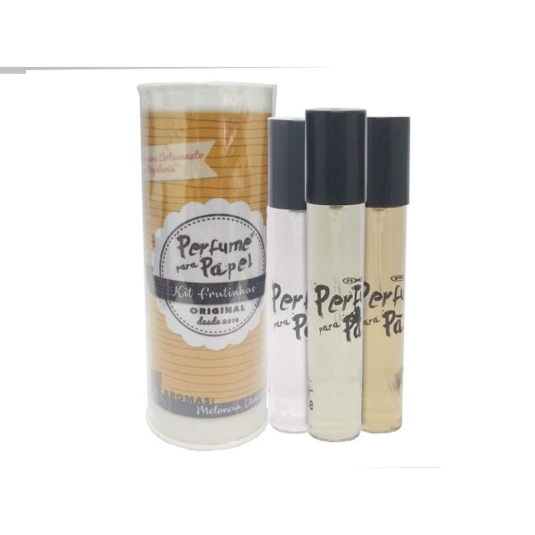 Kit Perfume para Papel Frutinhas - 3 Aromas de 15 ml cada