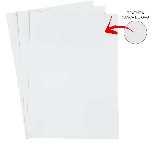 Papel Fotogr�fico Glossy Textura Casca de Ovo 200G A4 - 20 Fls