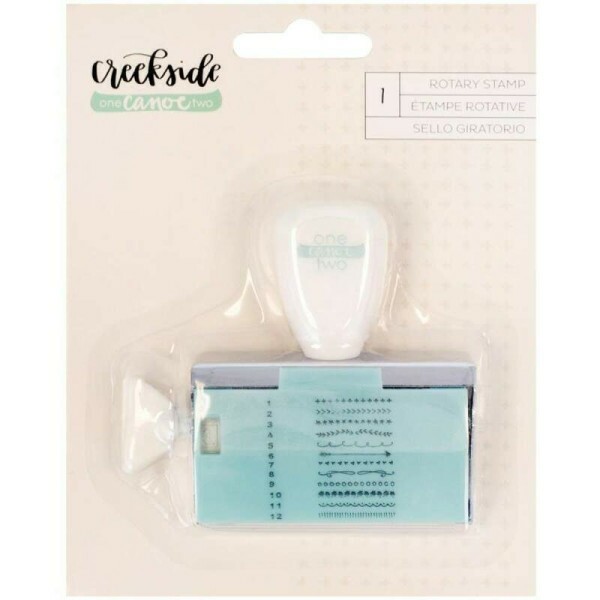 Carimbo Rotativo com Linhas Decorativas - American Crafts