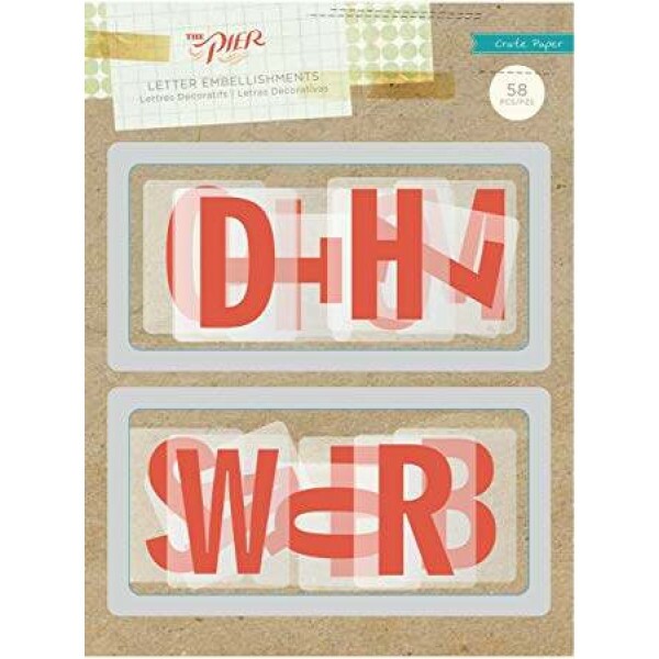 Letras Decorativas -The Pier - Crate Paper