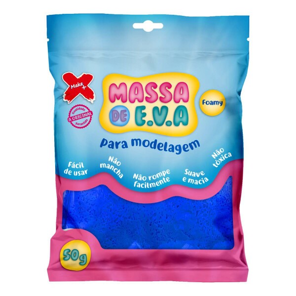 Massa de EVA para Modelagem 50g - Azul Escuro