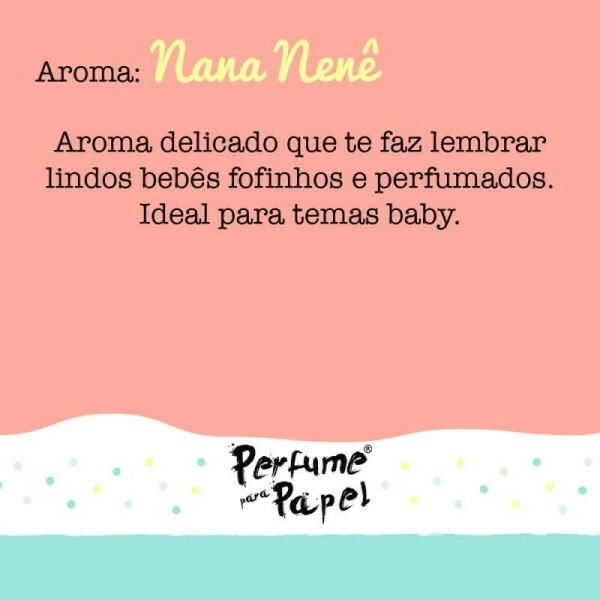 Perfume para Papel - Aroma Nana Nen 30ml + Embalagem Colecionvel