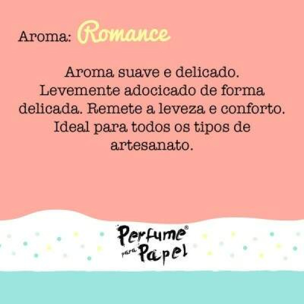 Perfume para Papel - Aroma Romance 30ml + Embalagem Colecion�vel