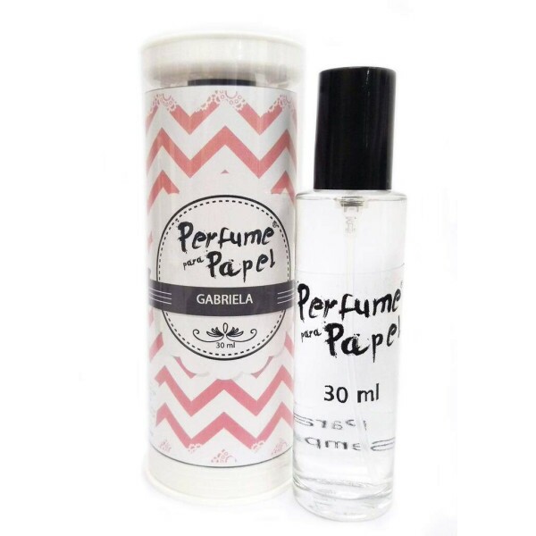 Perfume para Papel - Aroma Gabriela 30ml + Embalagem Colecion�vel