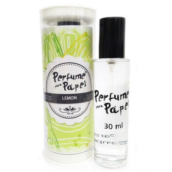 Perfume para Papel - Aroma Lemon 30ml + Embalagem Colecionvel