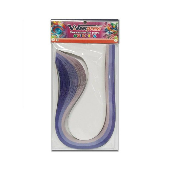 Papel para Quilling - Roxo - Westpress