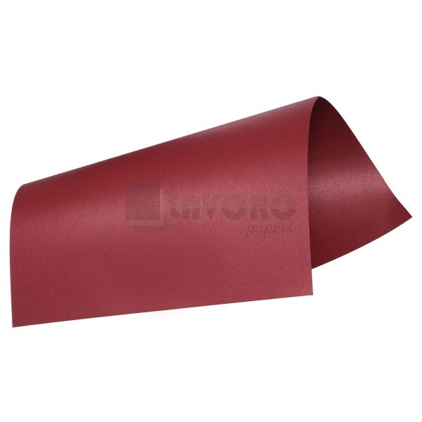 Papel Curious Metallics - Red Lacquer 300g A4 - 09 Folhas