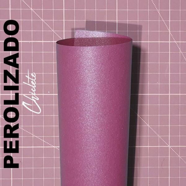 Papel Perolizado Chiclete 180g A4 c/ 09 Unidades - Metallik