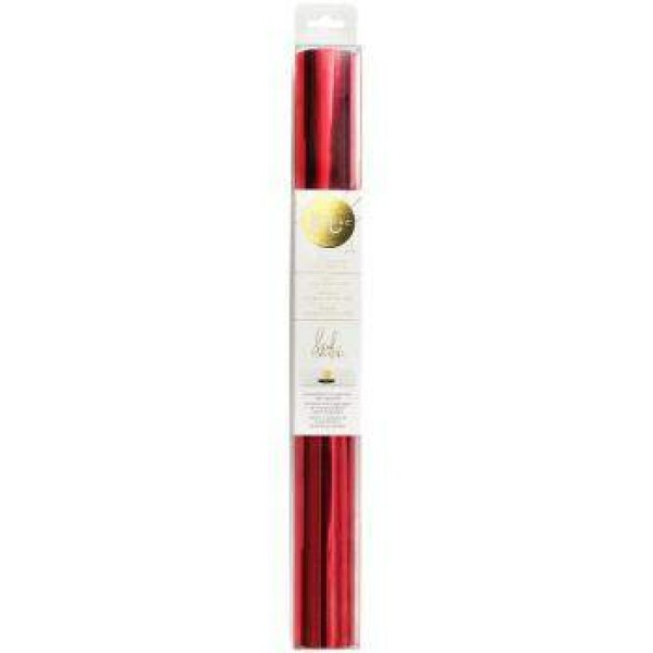 Folha de Foil Vermelha em rolo para Minc Foil - 31cm largura x 3 mts de comprimento