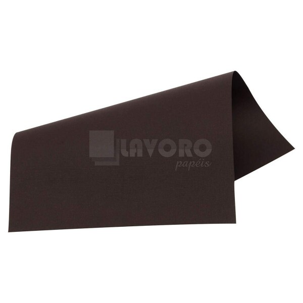 Papel Color Plus Telado 180g A4 - Marrom Escuro (Marrocos) - 27 Folhas