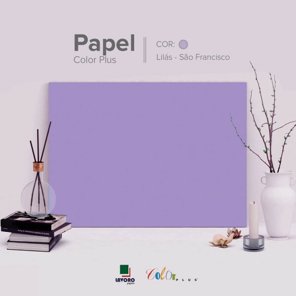 Papel Color Plus 240g A3 - Lils (So Francisco) - 28 Folhas