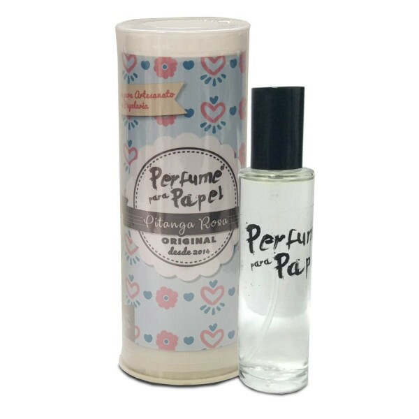 Perfume para Papel - Aroma Pitanga Rosa 30ml + Embalagem Colecionvel