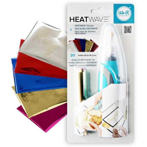 Aplicador de Foil Port�til Heatwave Pen + 20 Folhas de Foil