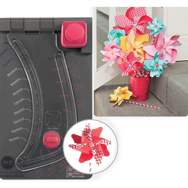 Ferramenta para fazer Cata-ventos - Pinwheel Punch Board